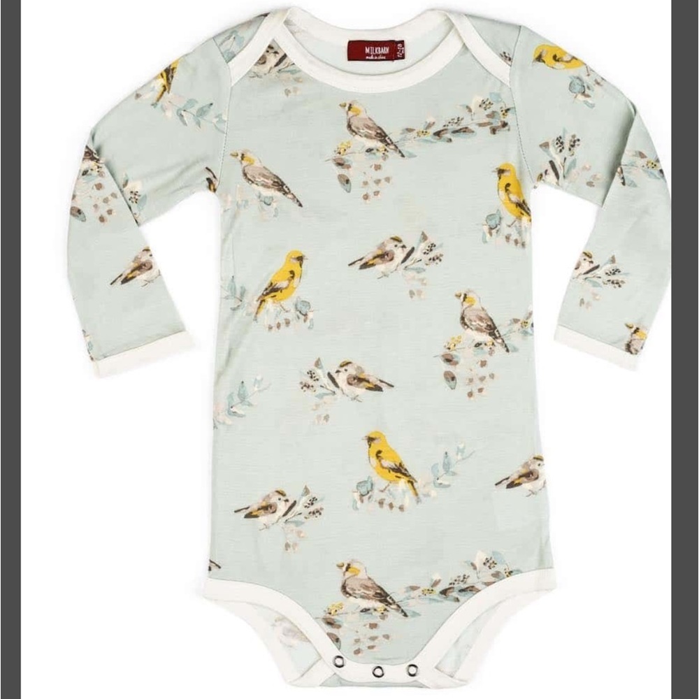 Blue Bird bamboo long sleeve one piece